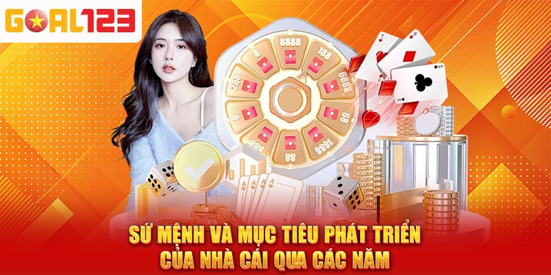 Sứ mệnh và mục tiêu phát triển của nhà cái qua các năm